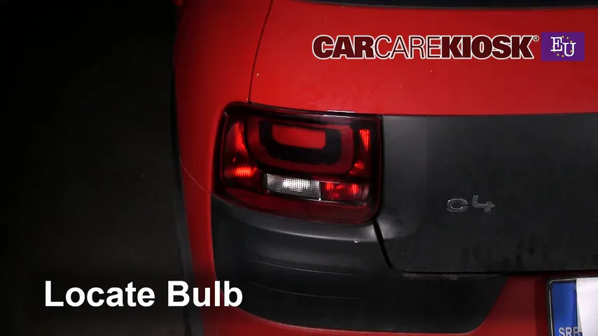 2015 Citroen C4 Cactus Feal 1.2L 3 Cyl. Turbo Lights Brake Light (replace bulb)